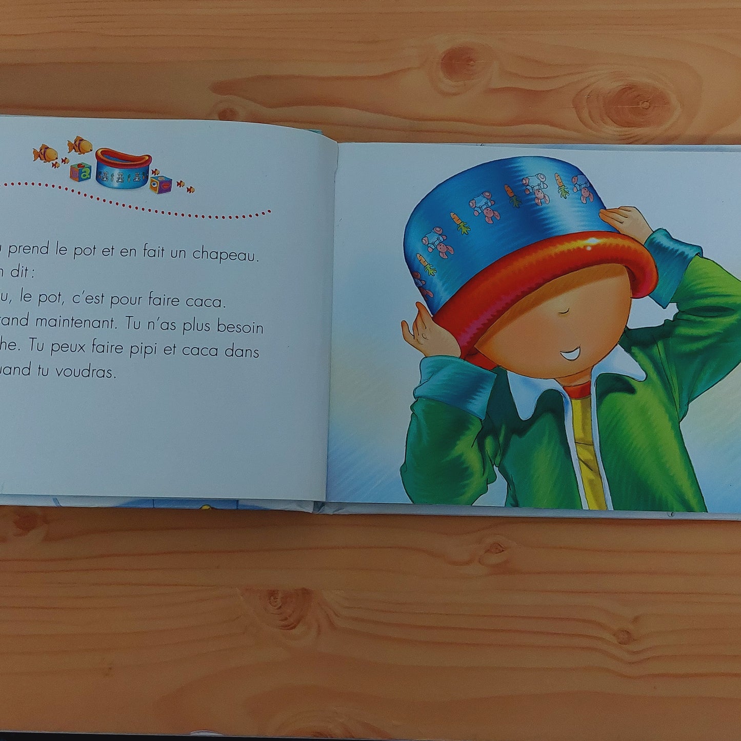 Caillou - Le pot