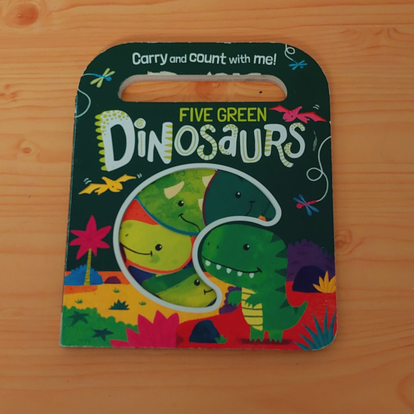 Five Green Dinosaurs - Carry and Count with Me!
