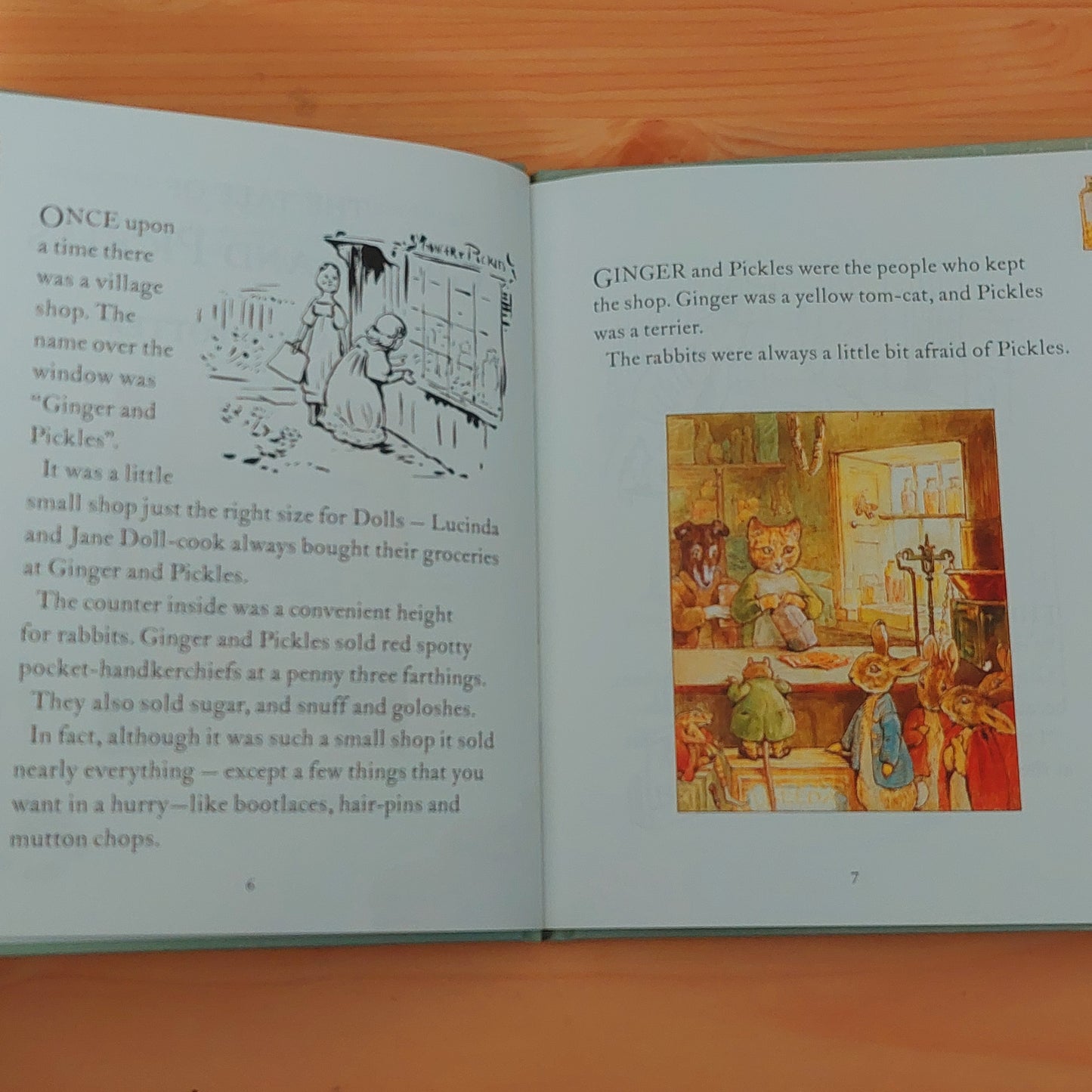 The Tale of Ginger and Pickles by Beatrix Potter
