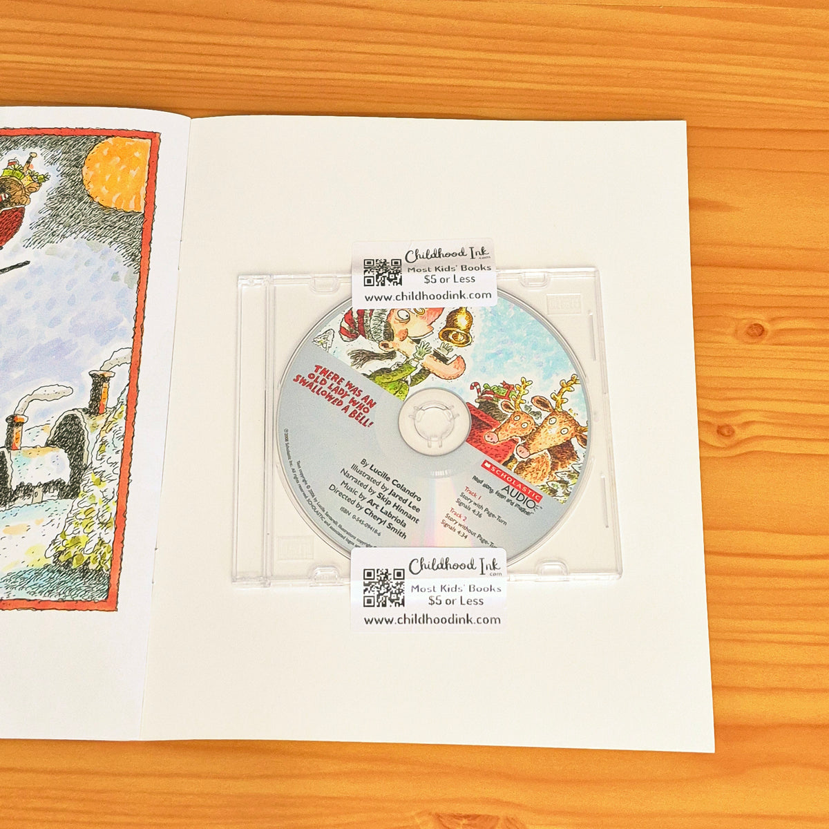 There Was an Old Lady Who Swallowed a Bell! (Book with CD)