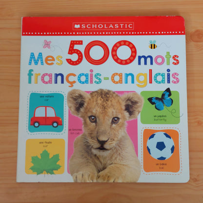 Mes 500 mots françcais-anglais