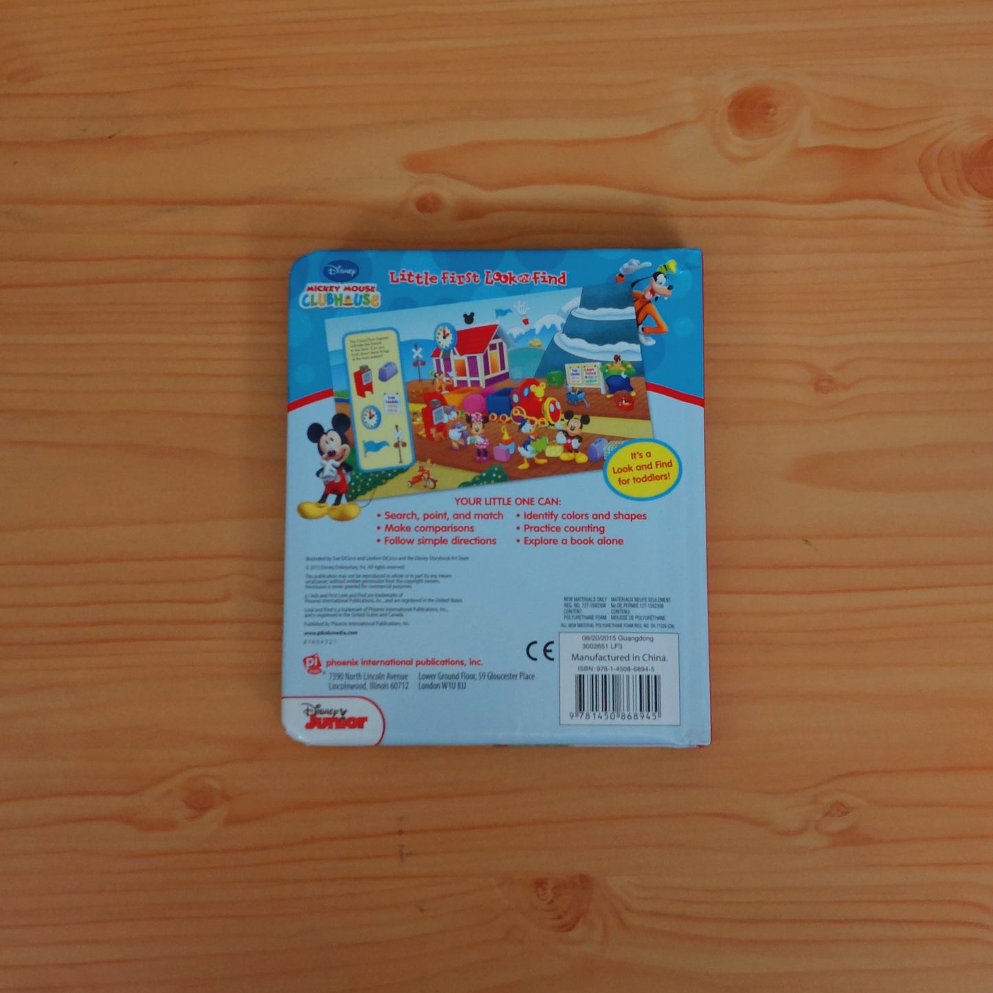 Mickey Mouse Clubhouse: On the Go (Little First Look and Find)