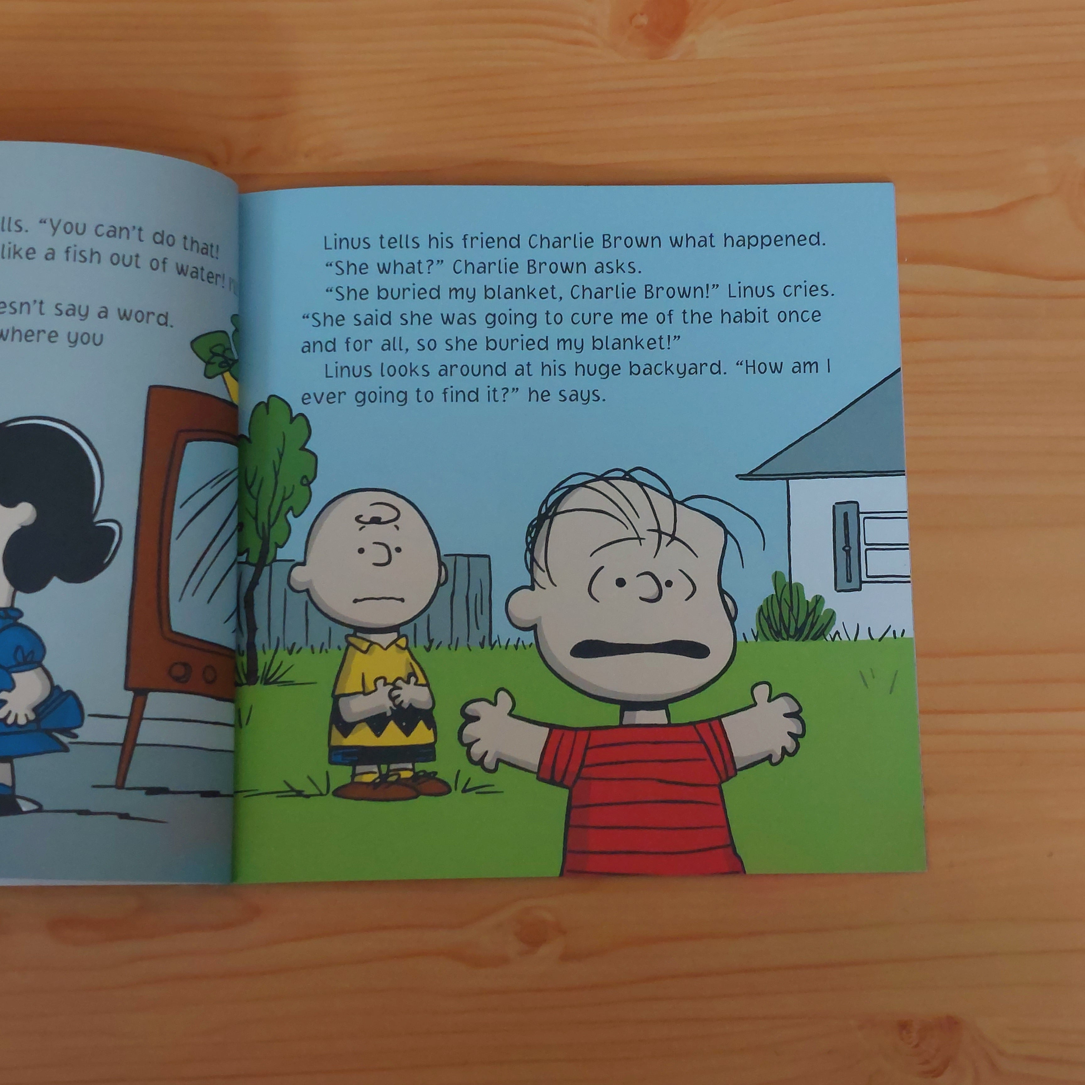 Lose the Blanket Linus Peanuts Childhood Ink