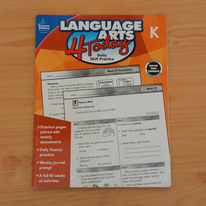 Language Arts 4 Today: Daily Skill Practice - Grade 1