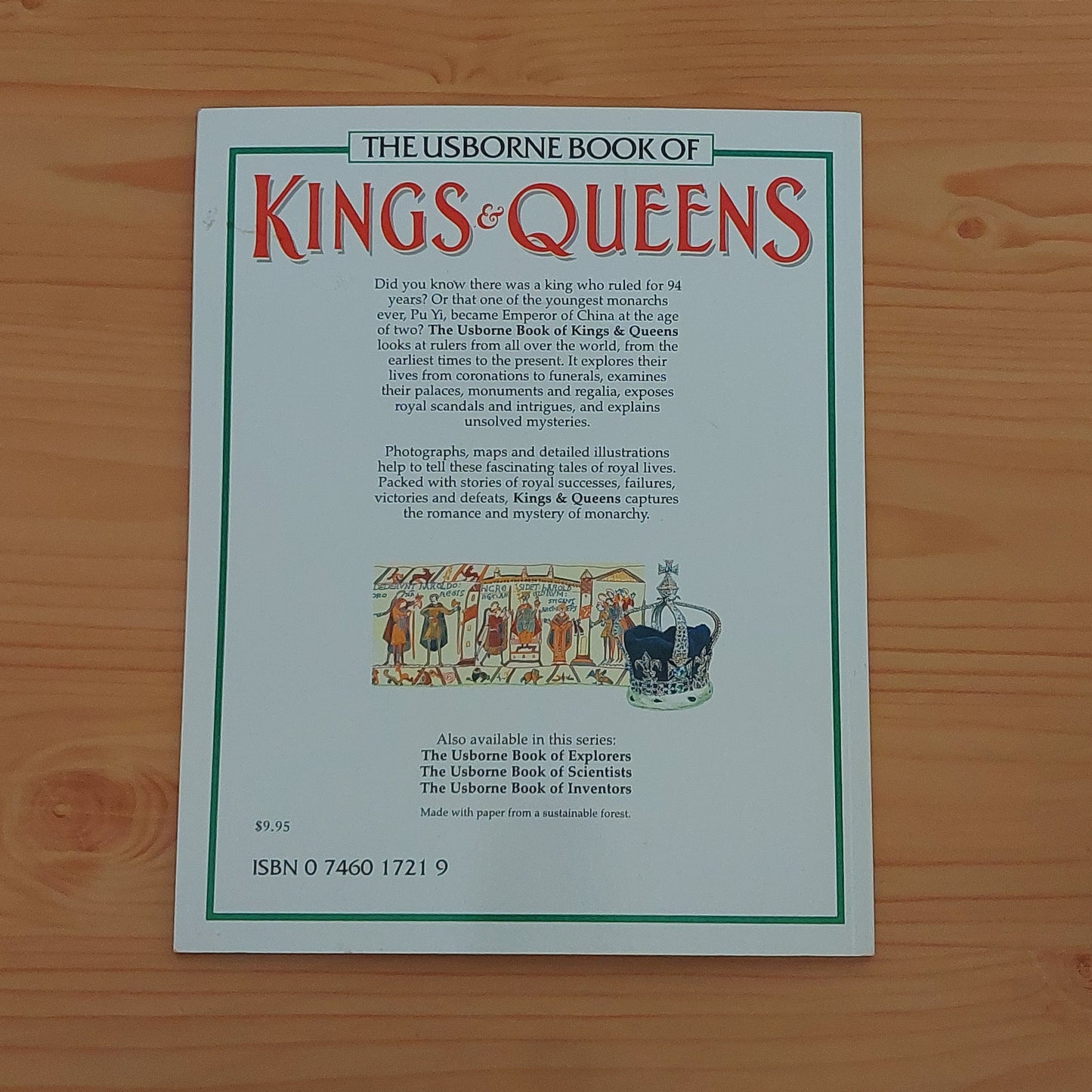 Kings & Queens: From Tutankhamun to Elizabeth II (Usborne)