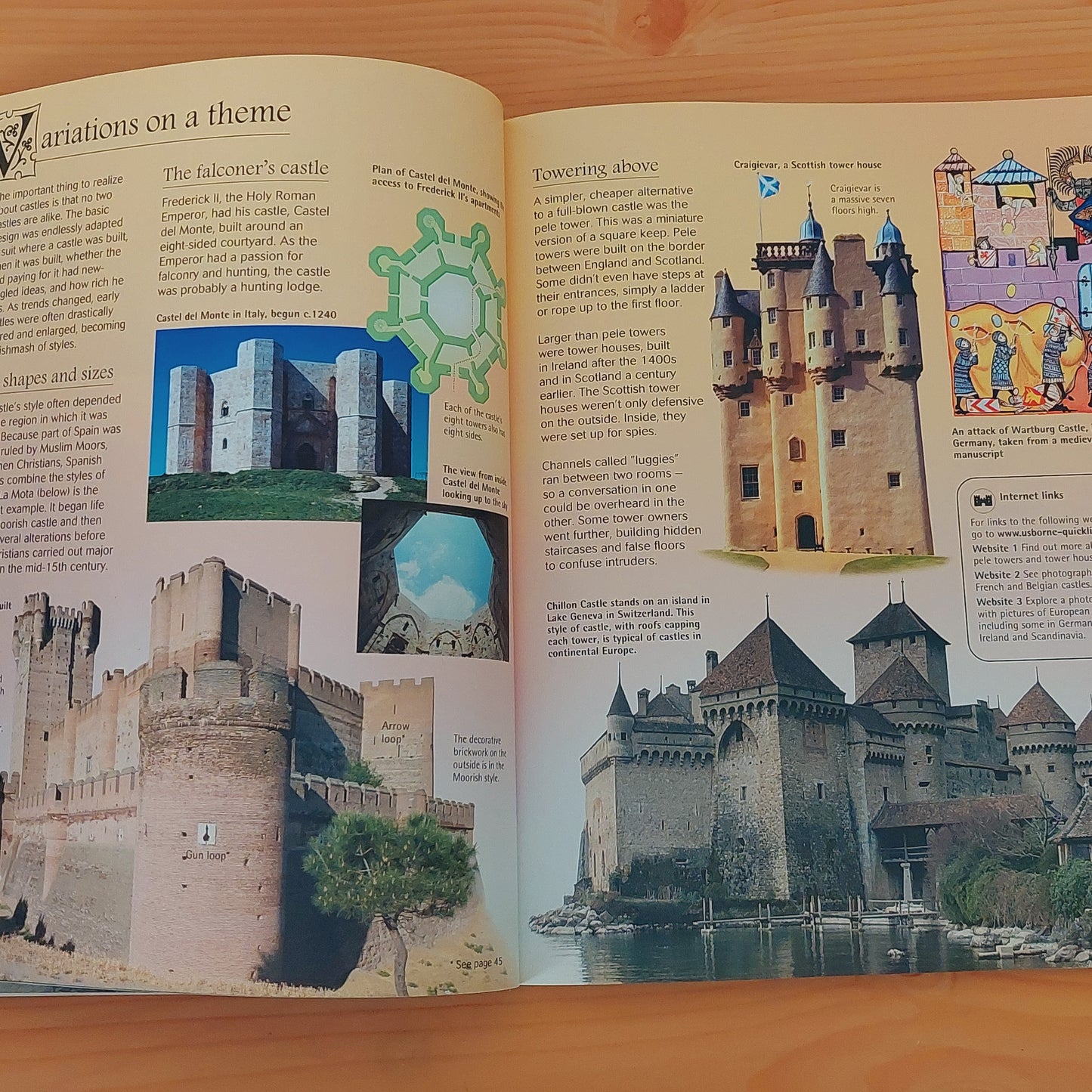 Castles by Usborne (Internet-linked)