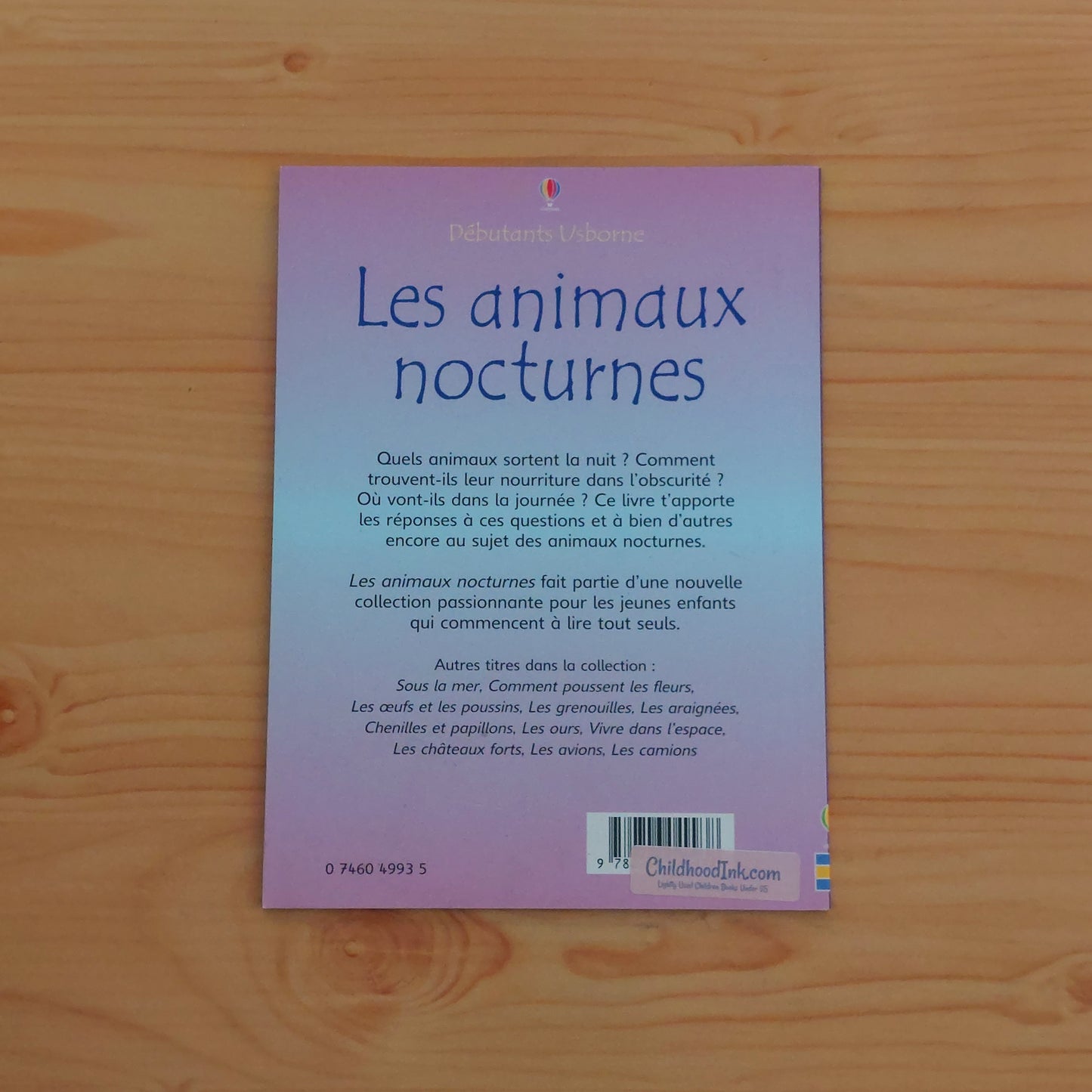 Les animaux nocturnes (Débutant Usborne)