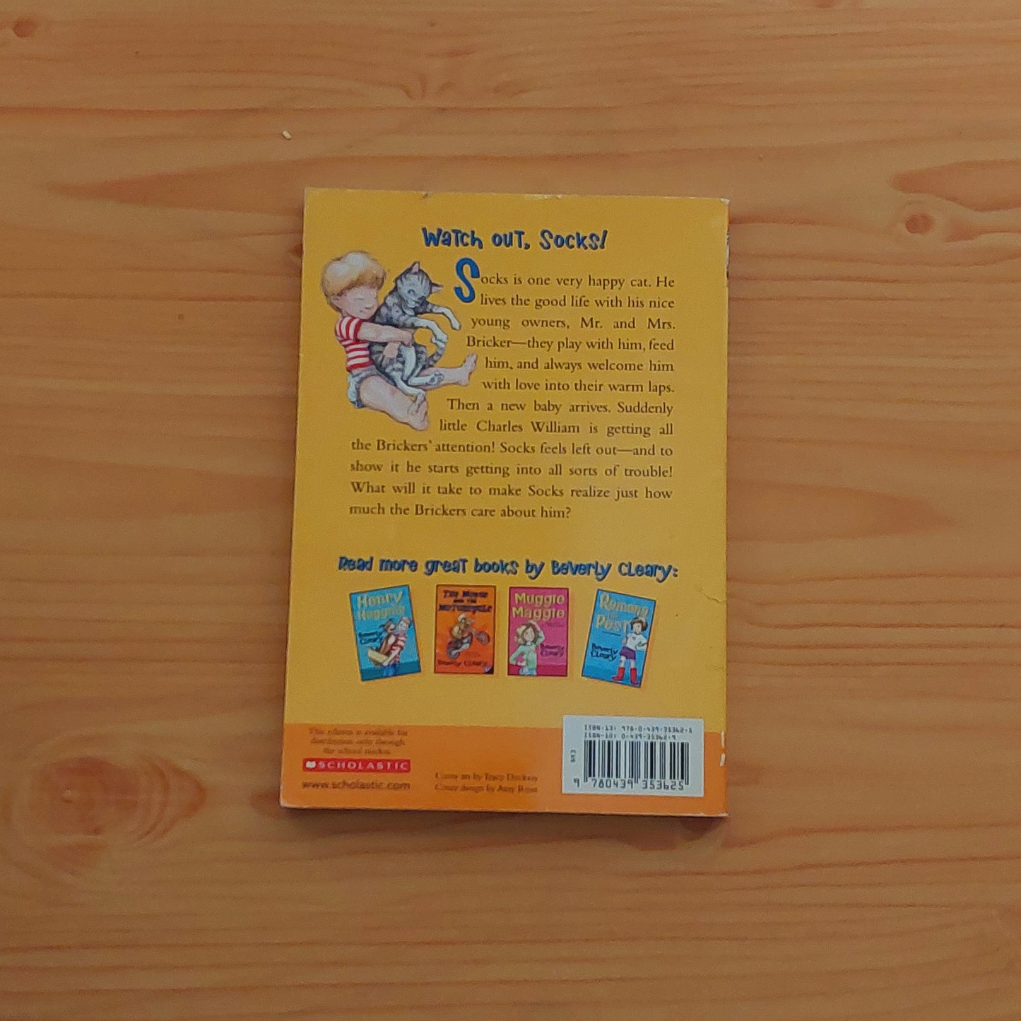 Socks by Beverly Cleary – Childhood Ink