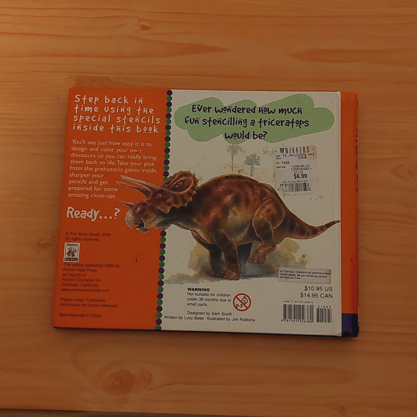 Dinosaur - Stencilling Book