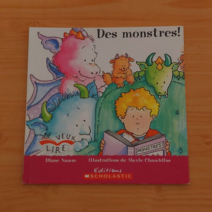 Des monstres! (Je veux lire)