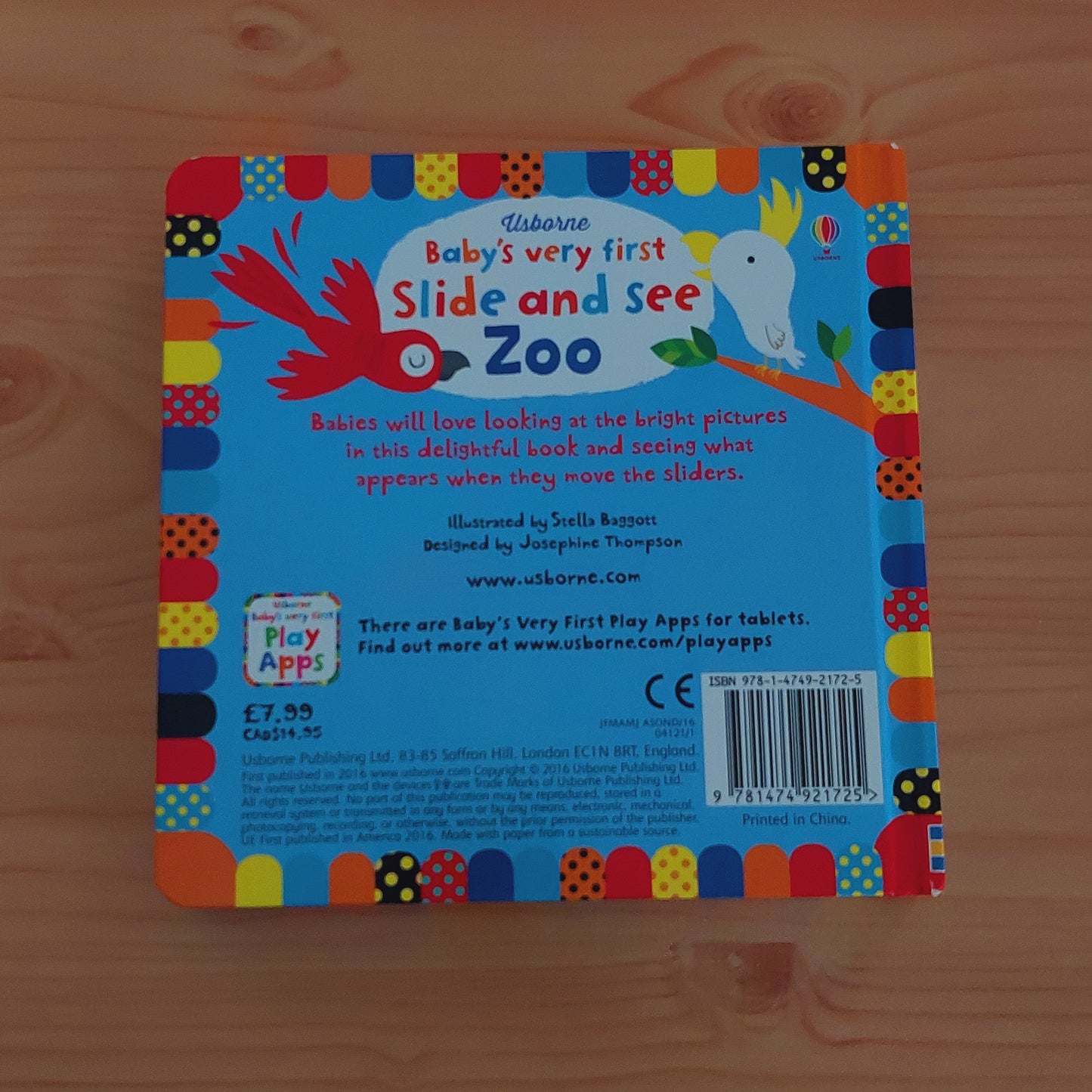 Baby's Very First Slide and See: Zoo (Usborne)