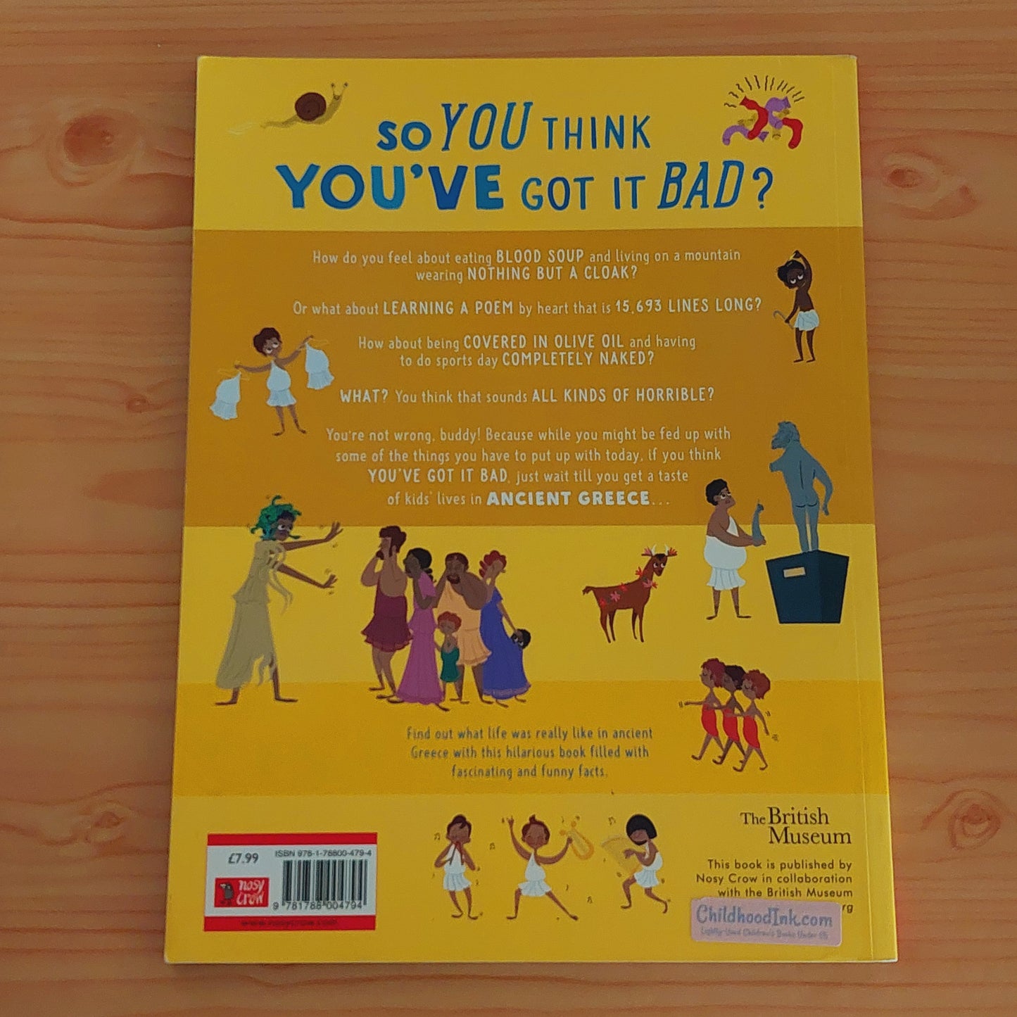 So You Think You've Got It Bad? A Kid's Life in Ancient Greece