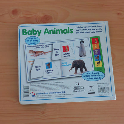 Baby Animals (Lift-a-Flap Soud Book)