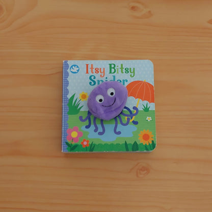 Itsy Bitsy Spider Finger Puppet Book