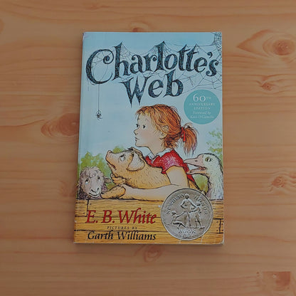 Charlotte's Web Book and Charm