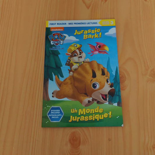 Paw Patrol: Jurassic Bark! / La Pat' Patrouille - Un monde jurassique (Bilingual Early Reader)