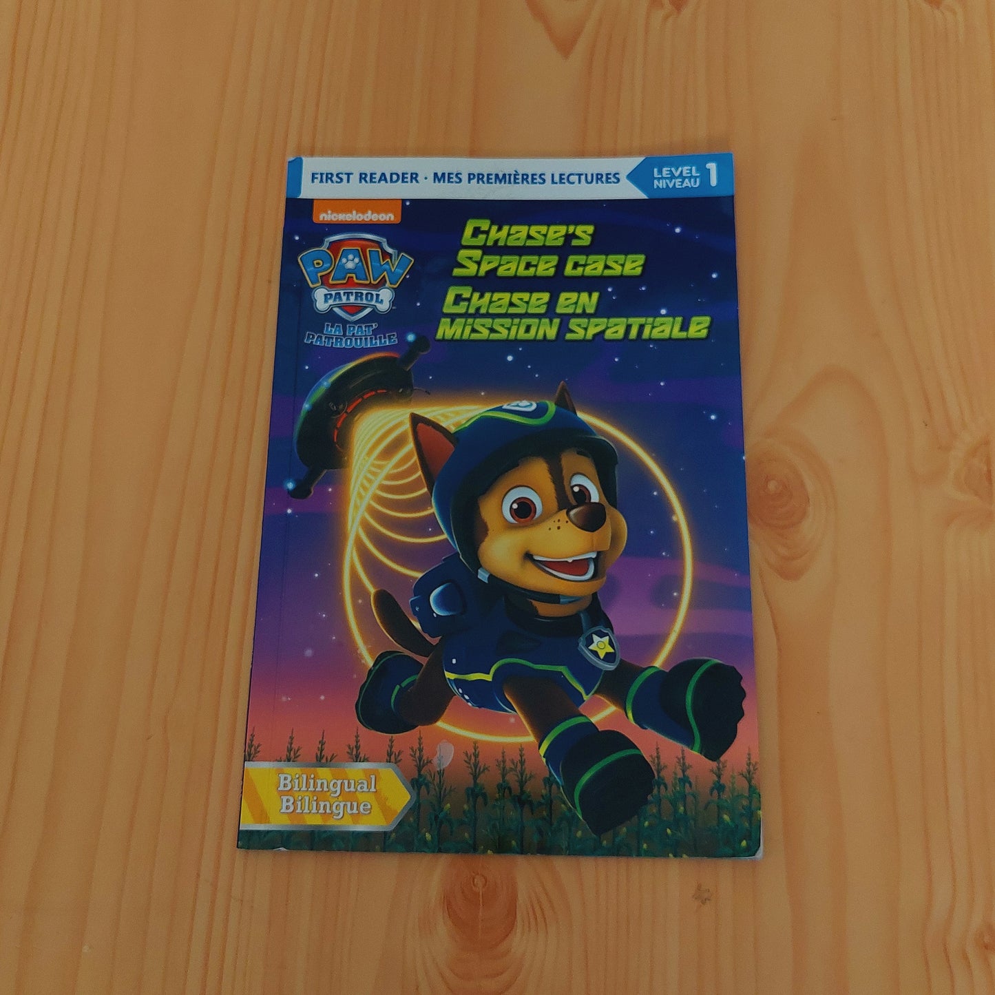 Paw Patrol: Chase's Space Case / La Pat' Patrouille - Chase en mission spatiale (Bilingual Early Reader) (Copy)