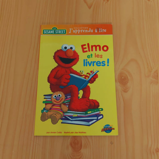 Elmo et les livres!