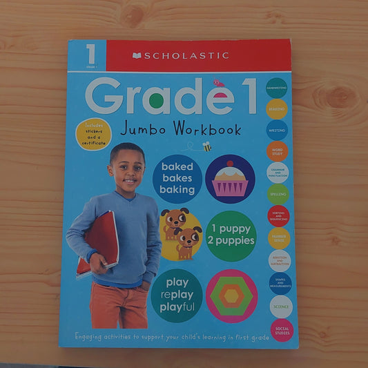 First Grade Jumbo Workbook: Scholastic Early Learners (Jumbo Workbook)