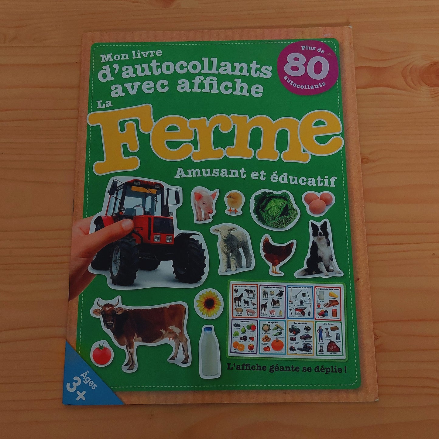 Mon livre d'autocollants avec affiche - La Ferme