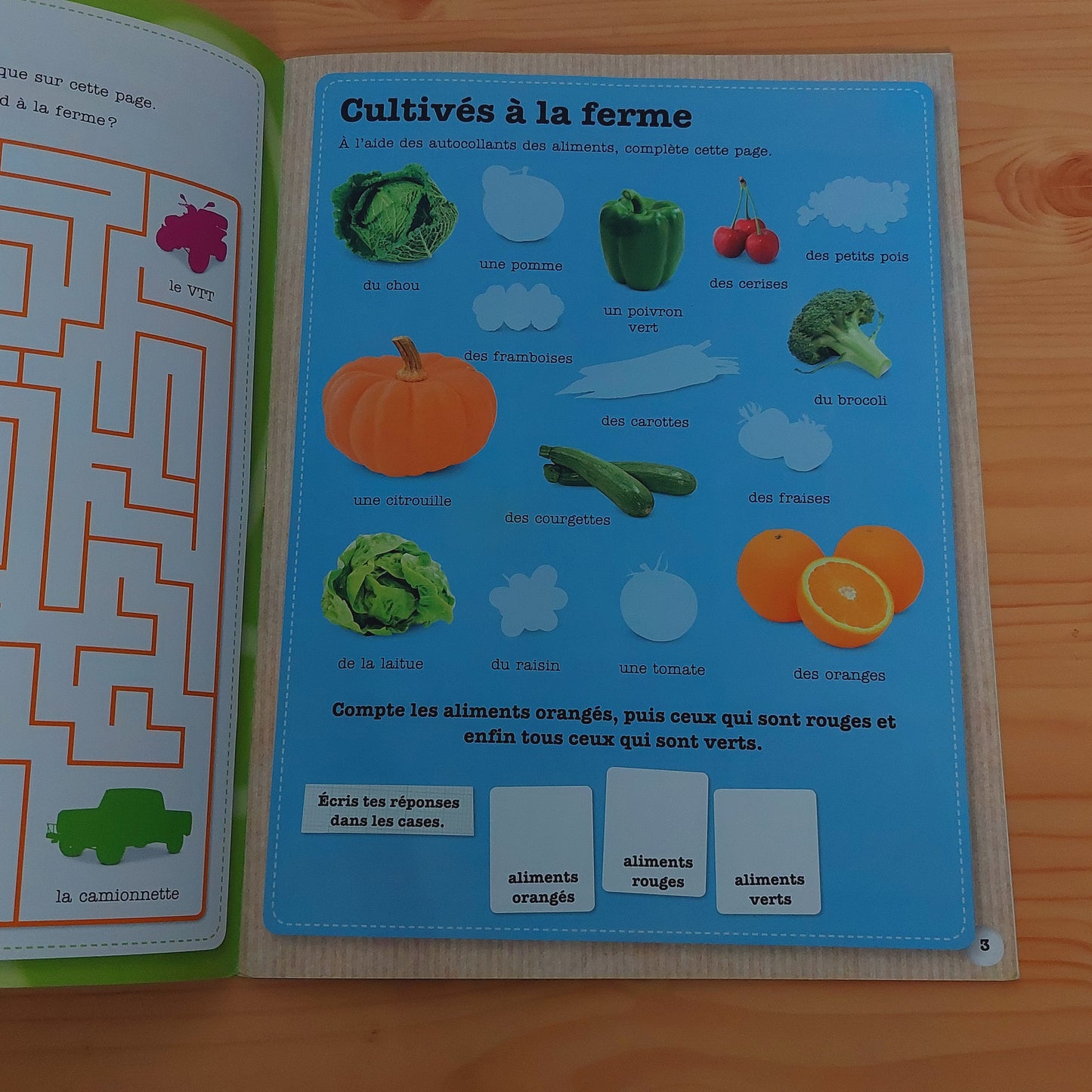 Mon livre d'autocollants avec affiche - La Ferme