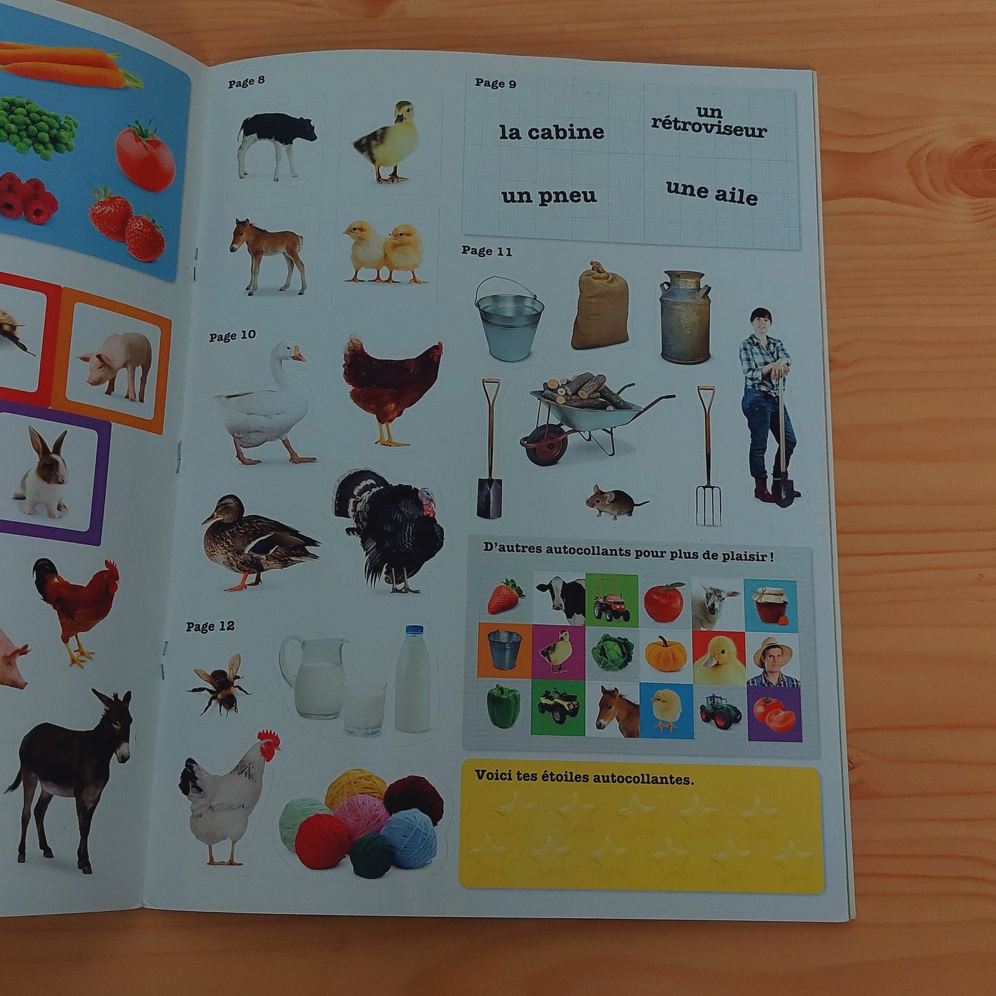 Mon livre d'autocollants avec affiche - La Ferme