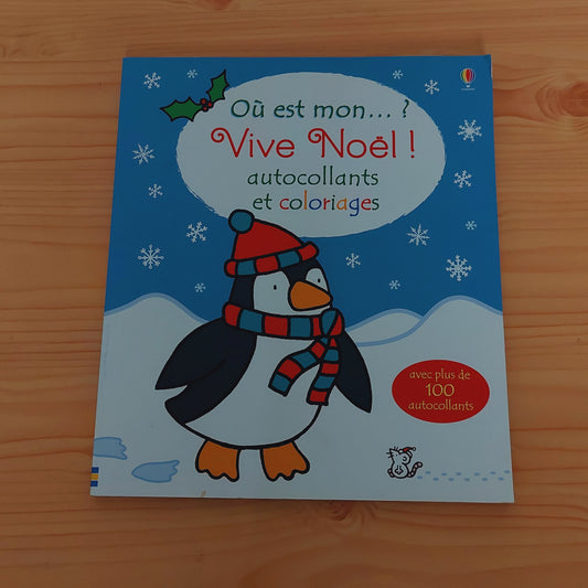 Où Est mon... ? Vive Noël ! - Autocolants Et Coloriages