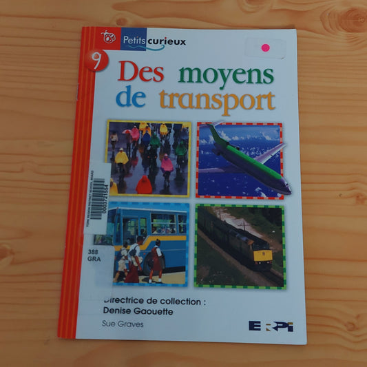 Des moyens de transport