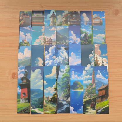 Anime Bookmark - Landscapes