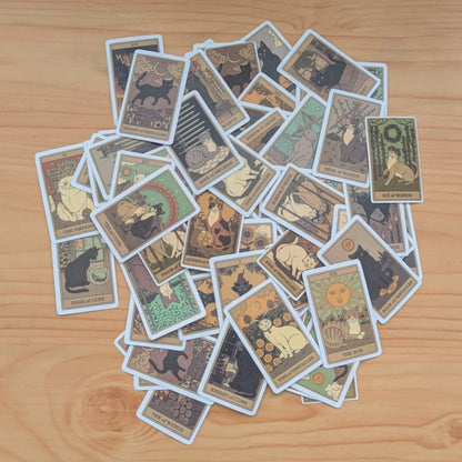 Cat Stickers - Tarot Cards