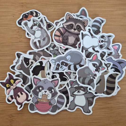 Raccoon Stickers