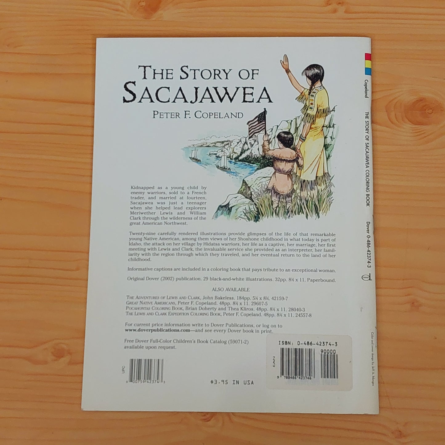 The Story of Sacajawea - Story and Colouring Book