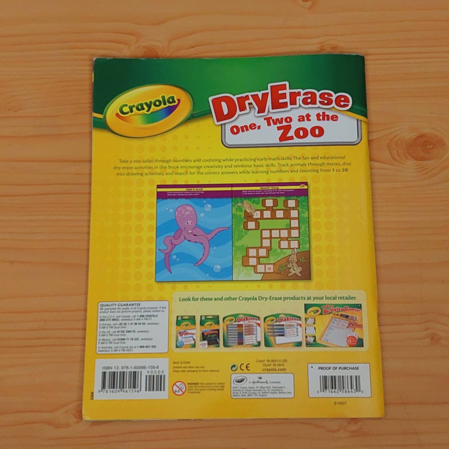 Crayola Dry Erase - One, Tow at the Zoo (Pre-K)