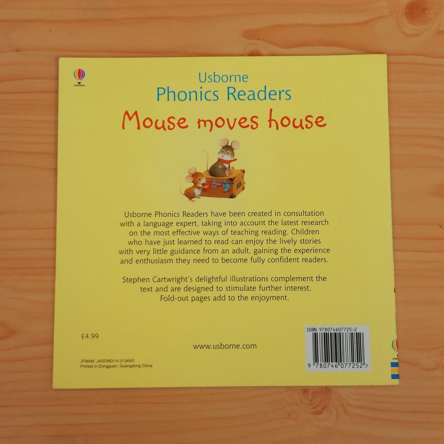 Usborne Phonics Readers - Mouse Moves House